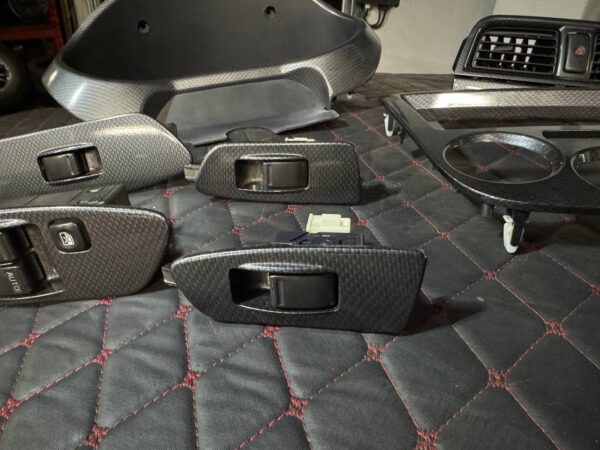 Bugeye / Blobeye carbon dipped interior set Subaru Impreza